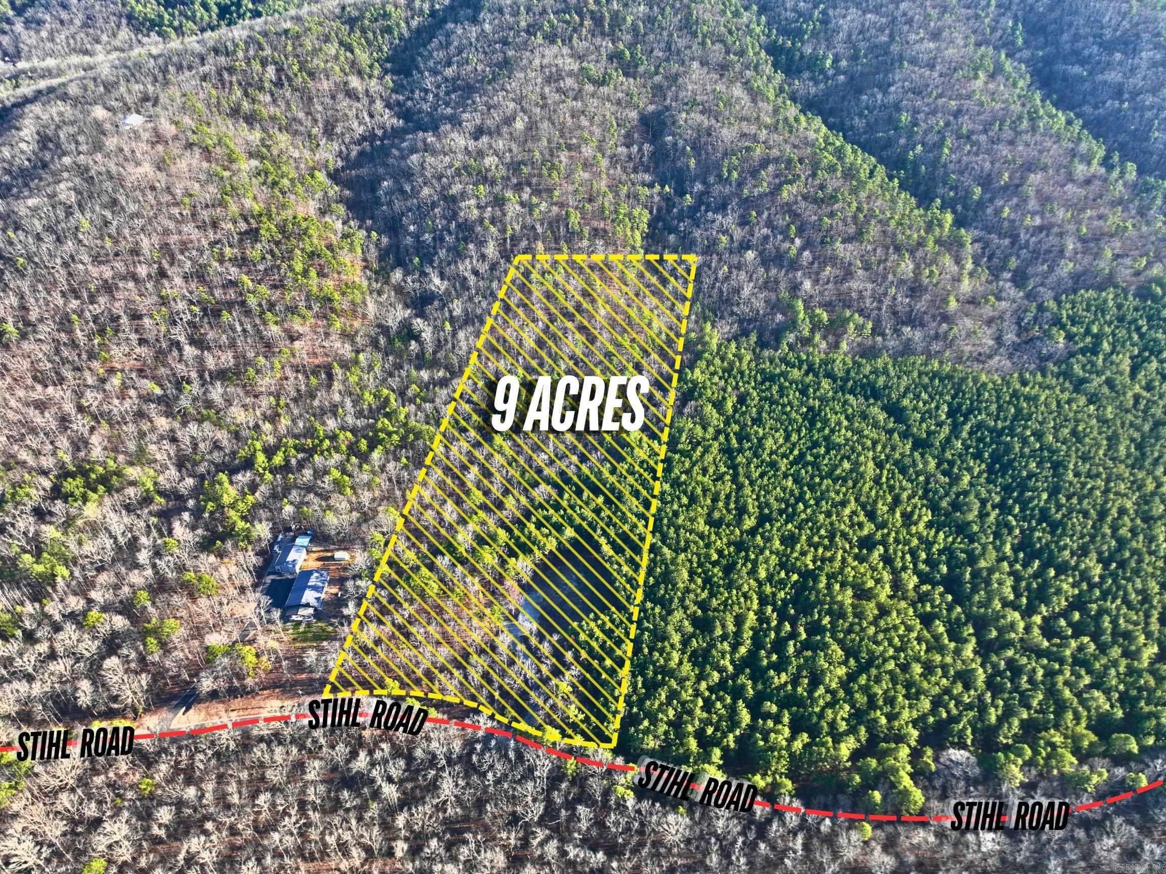 SECURLY GATED PROPERTY! 9 picturesque acres nestled in the Fountain Lake School District, ideal for building your dream home or vacation spot! Surrounded by the majestic Ouachita Mountains and centrally located near downtown Hot Springs and the Hwy 70 Bypass and just minutes from Hot Springs Village, enjoy the perfect balance of convenience, adventure, and natural beauty. This neighborhood boasts stunning custom homes and welcoming neighbors, making it an ideal place for families, vacationers, those seeking a tranquil retreat or even for any hobby farm enthusiasts!! The current owners have thoughtfully prepared the land with a driveway and cleared homesite. With mild restrictions in place to preserve market values, the only thing needed is your personal touch. *See online docs for a list of restrictions and see attached pictures for survey **Address number is approximated Call for your showing today!!