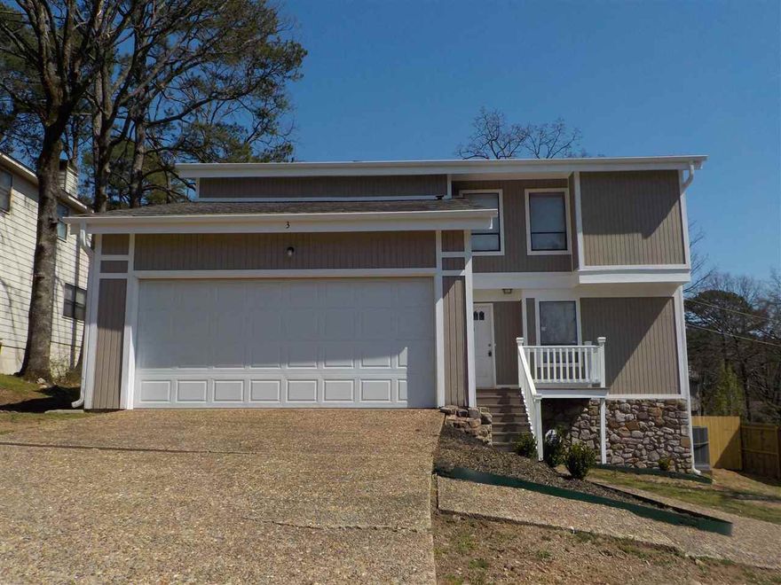 This beautiful 4bd-2.5ba-2ga home in Little Rock has been completely renovated! The home has new paint on the interior-exterior and updated landscaping providing a welcoming curb-appeal. Your new home features gorgeous wood vinyl flooring throughout the main areas and plush new carpet in the bedrooms. We have updated the AC system and water heater to insure you are comfortable in the heat of the summer and provide efficiency. Your new kitchen has refinished white cabinets with new modern countertops.