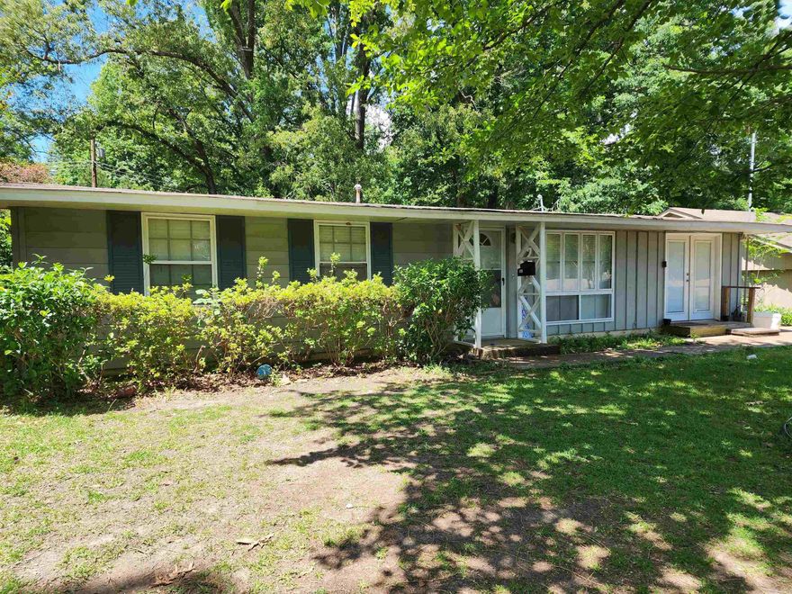 This home has been recently renovated and is an active rental property- currently rented for $875/mo. There is a ductless hvac unit that services 3/4 of the home and window units that service the bedrooms. Kitchen appliances remain.