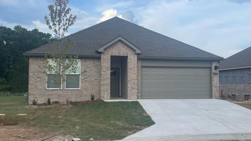 Jubilant Justin Plan. Indulge in the ultimate living experience at The Reserve at Country Club. These meticulously crafted single-family homes are designed to offer unparalleled comfort, luxury, and convenience. Located on the serene southeast side of Maumelle, you will find yourself surrounded by breathtaking natural beauty, yet only minutes away from schools, world-class golf courses, and a plethora of dining options. Come and experience the lifestyle you've always dreamed of in a brand-new home in The Reserve at Country Club!  These homes will be 4 sides brick!  Living room will showcase a beautifully modern Electric Fireplace with heater. Exquisite quartz counters in the kitchen and bathrooms, beautiful kitchen backsplash, LVP flooring and carpet, 9 and 10’ ceilings and more! Tax amount TBD. HOA fees cover management and other.  Estimated completion date is August,  2024.