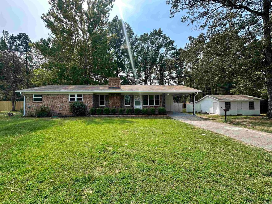 This 3 bedroom, 2 bathroom home has been recently updated. With an open floor plan, it offers a spacious living area, a large laundry room, with lots of natural lighting. Step outside to a huge covered deck. The fenced in backyard offers privacy and a space for your furry friends. A small shop for extra storage or workspace. Comfort, function, and charm, this home has it all!