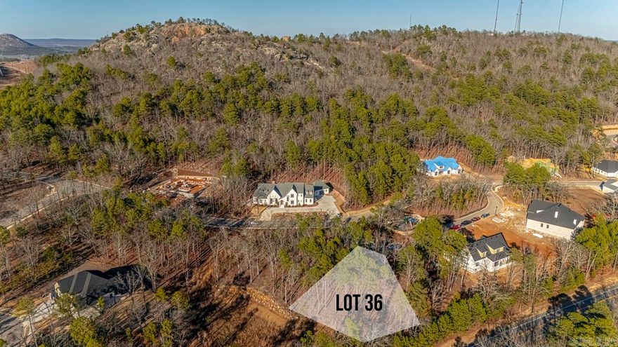 Nestled at the base of Bear Den Mountain you'll enjoy the serenity of Lot 36! Embracing the essence of sustainable living, this eco-conscious development promises a harmonious blend of modern comforts and natural preservation.  Discover tranquility as you explore the picturesque walking, hiking, and biking trails, weaving through lush landscapes. Immerse yourself in the beauty of nature, right at your doorstep.  Exciting developments are underway, completion of a vibrant community playground area, perfect for fostering connections and creating cherished memories.  Experience the allure of this remarkable community firsthand by visiting BearDenEstates.com. Your journey to exceptional living begins here.  The seller has house plans that are available to the buyer. They are for a 3,500 sq ft home (4/3.5) with room in the yard for a pool.