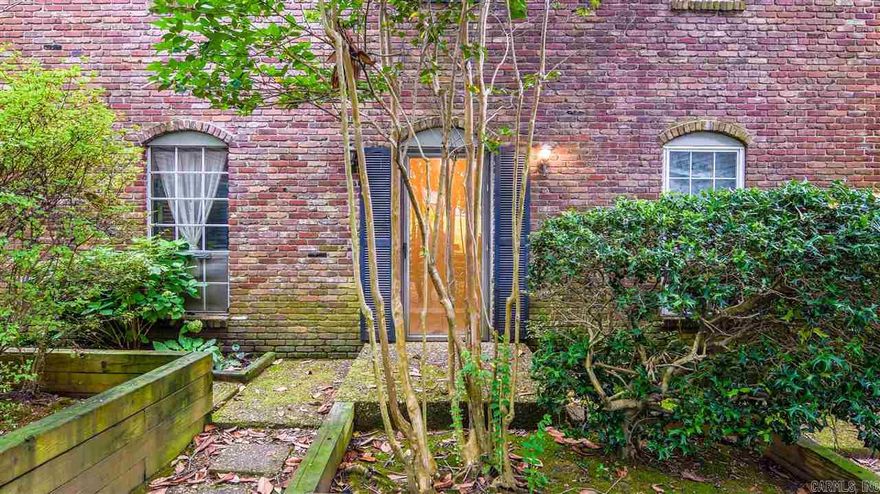 Updated condo with open floor plan has kitchen with breakfast bar, half bath and great room and patio downstairs.  Upstairs are two bedrooms, full bath and laundry.  Unit has new paint, new luxury vinyl floors, granite countertops and new appliances throughout. Conveniently located near Cantrell and Mississippi shopping venues.