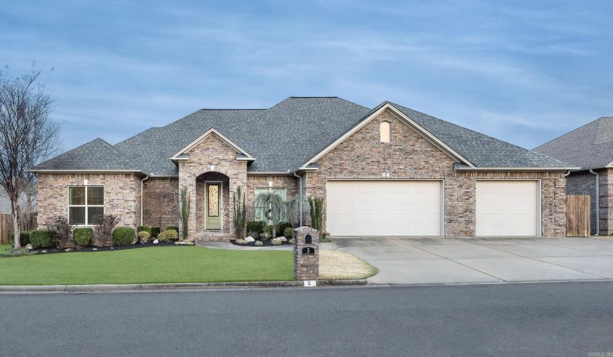 Spacious One-Level Patio Home with Private In-Law Quarters  Nestled in a highly desirable neighborhood on a quiet cul-de-sac, this well-designed 4-bedroom, 4-bathroom patio home offers the perfect blend of comfort, convenience, and flexibility. With easy access to schools, shopping, and major highways, this home is ideal for those seeking a peaceful retreat without sacrificing accessibility.  The main home features 3 bedrooms and 3 full bathrooms, an open-concept living space with a cozy fireplace, and a modern kitchen with granite countertops and stainless steel appliances. A floored attic with easy access provides exceptional storage.  A pocket door leads to the private in-law quarters, complete with a fourth bedroom, accessible full bath, full kitchen, and separate side, rear, and garage entries—perfect for multi-generational living, guest accommodations, or income opportunity.  The back patio and privacy-fenced yard create a charming outdoor space for relaxation, while the low-maintenance landscaping adds to the home’s appeal.  With its thoughtful layout and prime location, this home is a rare find. Schedule your showing today!