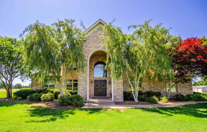 This private custom estate is unlike anything else! No property like it with this much land & privacy! Truly a little piece of heaven in the city limits, easy access to, Lewis Ranch, Conway Commons, I-40. Perfect Location! Full of all the extras on 25 ac. custom built cabinetry throughout the entire home, Pella windows w encased blinds, 2 living areas 1 w a beautiful wood ceiling, 2 wet bars, wood burning gas fireplace w 200 yr old mantle, gas logs present, home office, large dining area big enough for 12 person table, real hardwood floors, all bedrooms w custom built-ins including tv cabinets, desks & walk-in closets, real stairs to the heated & cooled attic, multiple storage closets just off kitchen 1 w outlets for 2 fridges, massive walk in pantry w storage, 3 car garage w oversized storage room, safe room w bench seating, hot & cold water, central vac & plumbed for a pool directly off back of the beautiful covered porch.2 bay shop w kitchen, toilet, closet & overhang, Home is heat electric or propane switch/owns the tank, long private driveway resealed, sprinkler system for landscaped areas & brand new roof late 2023. Car vacuum IMMACULATELY clean & on Conway Corp. See Agent R