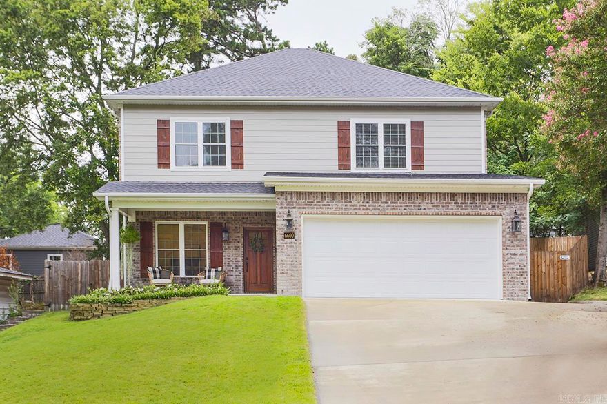 Beautiful newer construction in Westover!  4 large bedrooms/2 bathrooms upstairs and office/bedroom (could be 5th bedroom) with attached full bathroom on main level.  Wonderful kitchen with quartz countertops, two sinks, stainless appliances and extra large pantry.  Kitchen and dining area are open to the living room with cozy fireplace- perfect for entertaining!  Upstairs the primary bedroom features a spacious closet and lovely bathroom.  There are three additional nice sized bedrooms and a guest bathroom.  Welcoming covered front porch and fully fenced backyard with patio makes for fun family times outside.  Two car oversized garage.  Sprinkler system installed in 2021.  Walking distance to the Heights and neighborhood park.