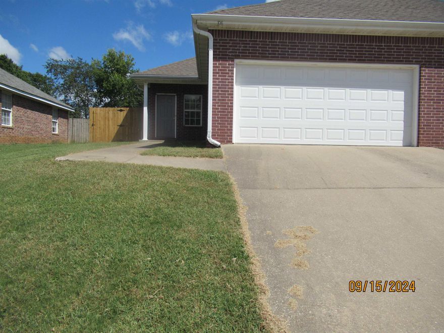 THIS SIDE OF DUPLEX WILL BE READY FOR MOVE IN  2WEEKS; YOU CAN SHOW  102 DAKOTA TRAIL IS EXACT SAME LAYOUT AS THIS ONE; SAME APPLIANCES JUST CALL AGENT FOR COMBO SITUATED AT 102 DAKOTA TRAIL FRONT DOOR NO PETS