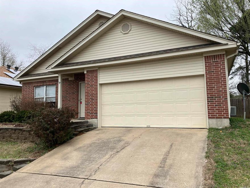 Fully remodeled 3 bedroom 2 bath home located in a Cute quiet neighborhood on a cul de sac Large living space, 2 car garage, partially fenced yard, Refrigerator provided.