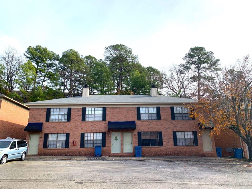 Come see this Midtown all brick four plex that is a great investment opportunity to live in one and rent the other three units.  All units have washer/dryer connections and stay rented out.  Each unit has 2 parking spaces.  Close to promimity to Cantrell and WLR shopping and dining.