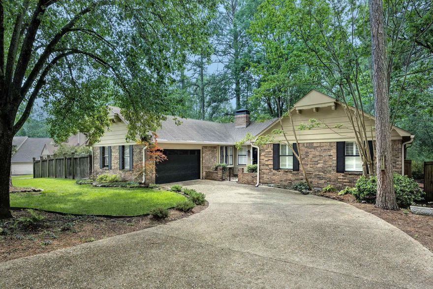 Don’t miss this charming 4-bedroom, 2.5-bathroom one level brick home in a cul de sac with greenspace behind that offers the perfect blend of comfort and convenience. Situated in a friendly neighborhood that offers a community pool, walking trails, and picnic area, it's a great place to call home.  The home has hardwood floors in all bedrooms and living areas.  The great room has a site built fireplace with a vaulted ceiling and exposed beams.  The kitchen has granite countertops, stainless appliances, gas range and an eat- in kitchen.  Just off the kitchen is a dining room or office. Nice backyard with a large deck, storage shed and a wooden privacy fence.  Recent upgrades include new gutters with screens, new crawlspace vapor barrier, garage door and LiftMaster opener with smart features and a new fireplace chimney liner.  Great Location close to Cantrell, I-430, shopping, restaurants and hospitals.  Agents See Remarks