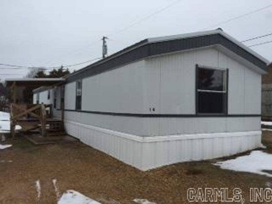 Mobile home. Many updates, additional insulation to help reduce utility bills. Cable ready, Air conditioning, Refrigerator, Laundry room / hookups, Oven / range, Heat - electric. No pets. Not HUD Section 8. Interested persons may apply and pay application fee at listing office.