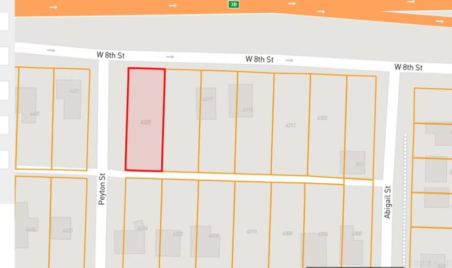 Spacious corner lot, waiting for new construction!! Conveniently located next to the freeway.