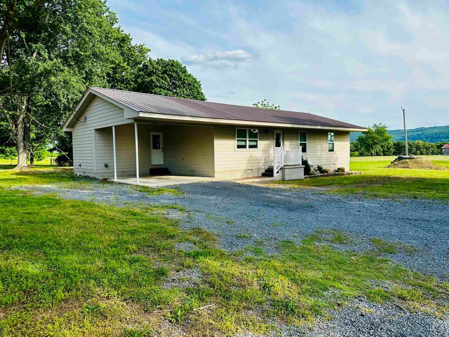 Charming remodeled home just outside Marshall, Arkansas! This 3-bedroom, 2-bath home offers 1,456 square feet of comfortable living space on approximately 1 acre, located just 1 mile from town and about 15 minutes from the Buffalo National River, giving you the perfect blend of peaceful country living with easy access to amenities and outdoor recreation. Enjoy scenic mountain views right from your doorstep, along with a storm shelter for added peace of mind, the laundry room offers 2 washer and dryer hookups. The well manicured lawn has plenty of room for other structures or a garden. This cozy property a true gem in the heart of Searcy County.