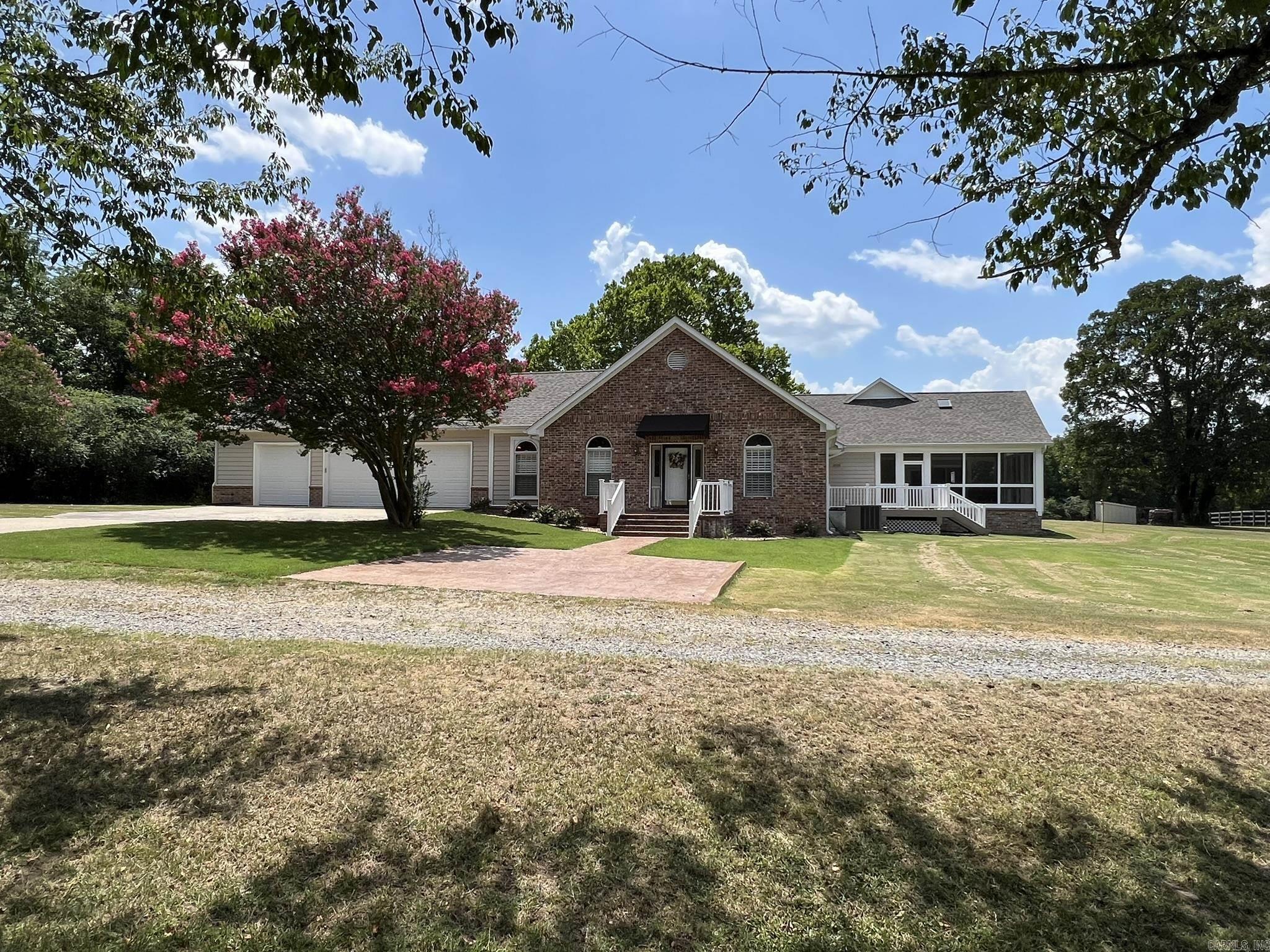 Awesome Custom Built 1-Level Home on 3.59 acres +or-. Home Remodeled in 2022 Large Open Floor Plan. The wood floors are a white and red oak mix and are stunning! Fully equipped Gourmet Kitchen! Rear deck, covered side deck, and a large fully covered screened in patio that is Wonderful! Decks and railings are made of composite material to Last. Very large 3 Car Garage. There are many more features of this home and Property you must see. Roof 2018. Avg. Elec. $284+$8.75 night light. Appointment Only! DO NOT DRIVE PAST WOODEN FENCE AND GATE AND DO NOT BLOCK ROAD IN FRONT OF HOME!!