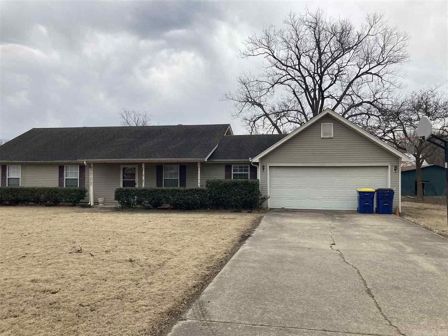Spacious 3 bedroom 2 bathroom house with wood flooring throughout, tons of storage, in the heart of Cabot AND lawn maintenance included! The living room even has a gas wall heater that can be very handy if the electricity goes out! This house is the full package!