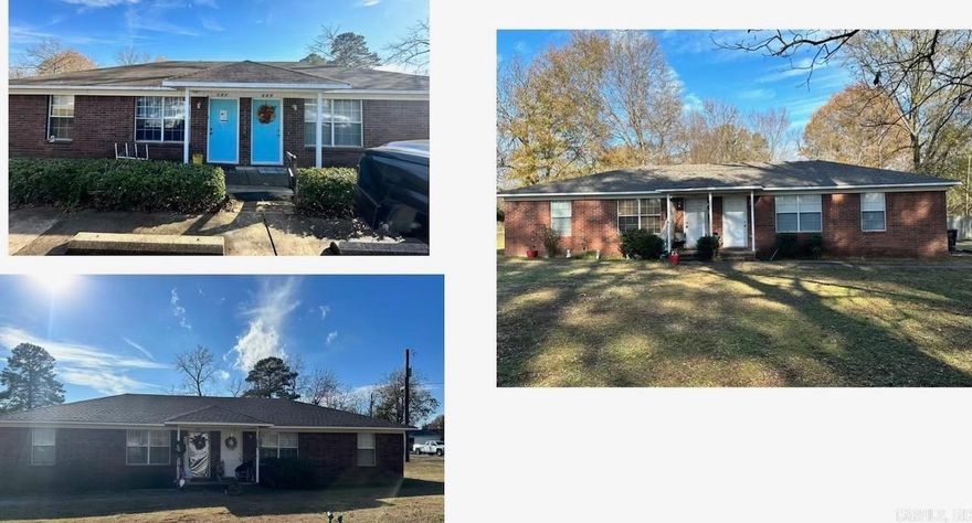 Great investment property.  The price is for 6 units on 3 different streets.  Seller wants to sell them all together. 100% occupied, please do disturb tenant.  The additional units are located on 104 3rd St units A & B and 105 & 107 W 4th St in Ward, Ar. 72176. See agent remarks and showing remarks.