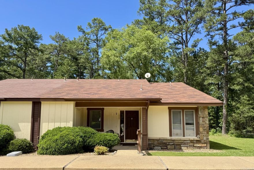 Priced to sell with a new roof and a new HVAC system! This charming 2BR 1.5 BA end unit flat is nestled in the quiet, peaceful Majorca Courts townhome neighborhood just steps to the Pineda Lake trail. The floor plan offers a comfortable flow, with a large great room and dining combo, eat-in kitchen, spacious master suite with slider to the roomy back deck and ensuite Jack and Jill bath. The two bedrooms are beautifully separated for privacy. Enjoy morning coffee on your front porch or back deck, taking in the lush greenery and sounds of nature. This townhome is conveniently located near the Coronado Center Complex, with amenities like the fitness center, indoor pool, tennis, library, restaurants, and spa, and convenient to the Glazypeau Gate.  Just a few updates and your special touch will go a long way in making this your home sweet home or perhaps a pied-a-terre for visiting and playing in the Village, or investment property!