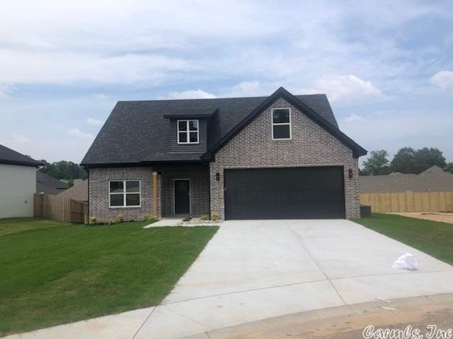 New Construction almost complete. 3 bed 2.5 bath!   Master bedroom main level.      upstairs... 2 bedrooms with a game room.  open floor plan with large eating area. covered back porch with additional deck space.