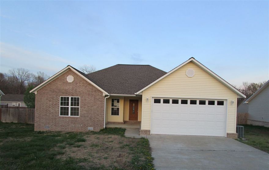 Spacious 4 bedroom, 2 bath home features central heat and air, 2 car garage, wood privacy fenced yard, and a large deck.  1876 square feet-information of gross living area above grade is from the FHA Appraisal and is deemed reliable but not guaranteed.