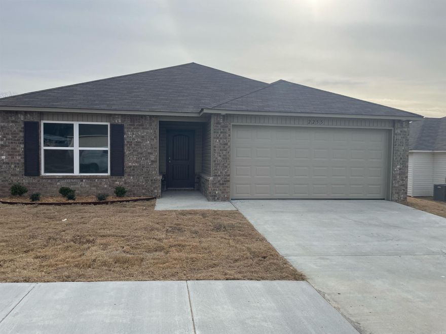 Foster II plan  Upgrades in this home: widened doorways in Master Bedroom and Bathroom and Closet, 60" fiberglass standup shower in Master Bath, toilets upgraded, plumbing faucet upgrade 2, Luxury Vinyl Plank flooring in wet areas and Living Room and adjacent hallways and Master Bedroom including closet, Cheyenne style interior doors, baseboards level 2, full sod, stainless steel package.   THIS HOME IS COMPLETE. $100 initial assessment collected at time of closing.  Hilldale Crossing is convenient to HWY 5, the HWY 30/430 interchange, and Outlets of Little Rock.