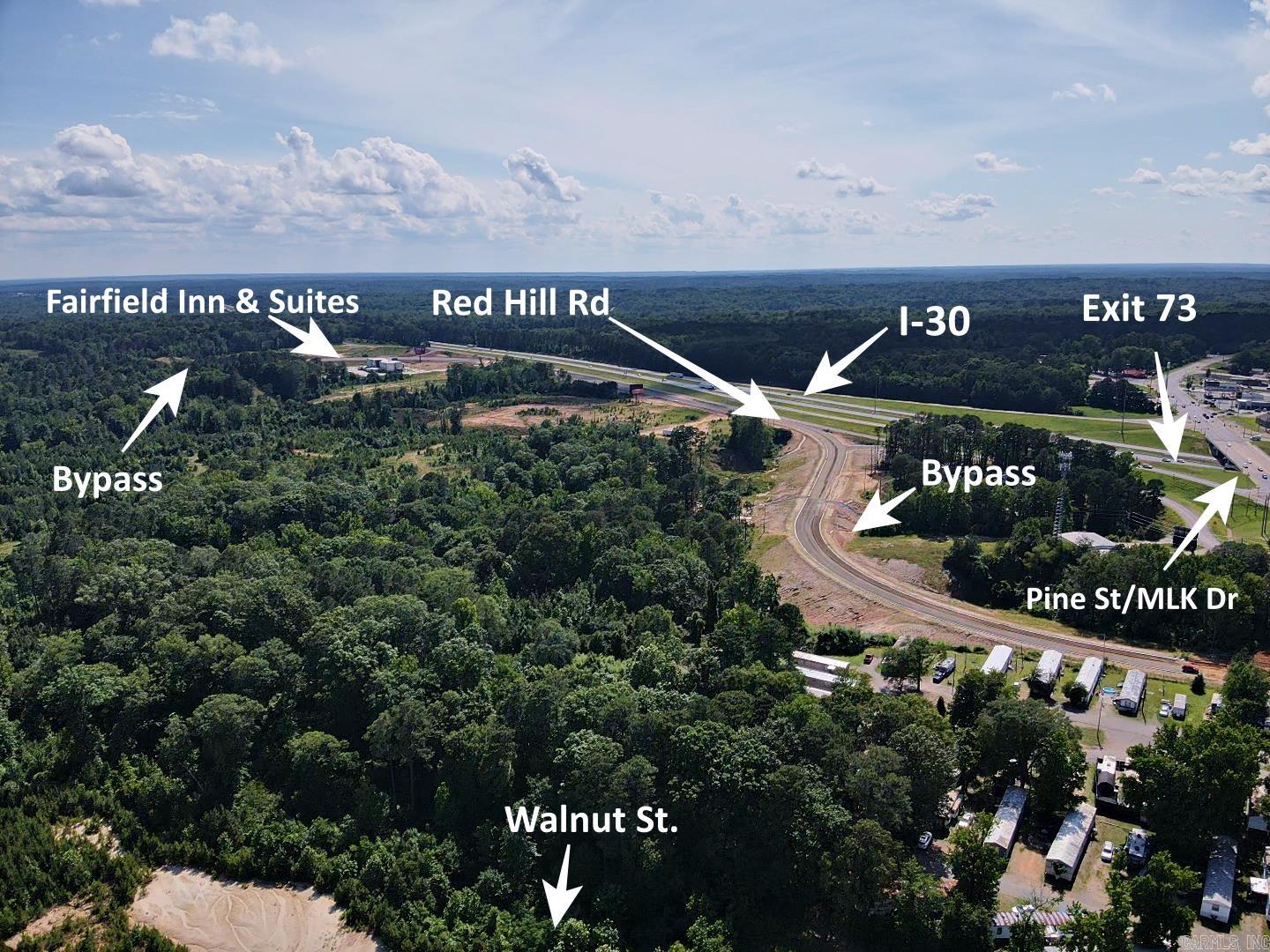 Begin your next commercial development or business adventure right off highly visible Exit 73 on Interstate 30, in Arkadelphia, Arkansas! Join Fairfield Inn & Suites to be part of the new MILESTONE LANDING! Pick the location for your Hotel, Retail, Restaurant, Convenience Store, and more. Centrally located between Texarkana and Little Rock. Home to 2 colleges- Henderson State and Ouachita Baptist Universities! Minutes from Downtown, DeGray Lake, Caddo and Ouachita Rivers, and Hot Springs National Park. Conveniently located near Dexter B. Florence Memorial Airport and Clark County Industrail Park via the opening of the Bypass connecting Hwy 67 to Red Hill Road. Call for more information today; mutilple size parcels available!
