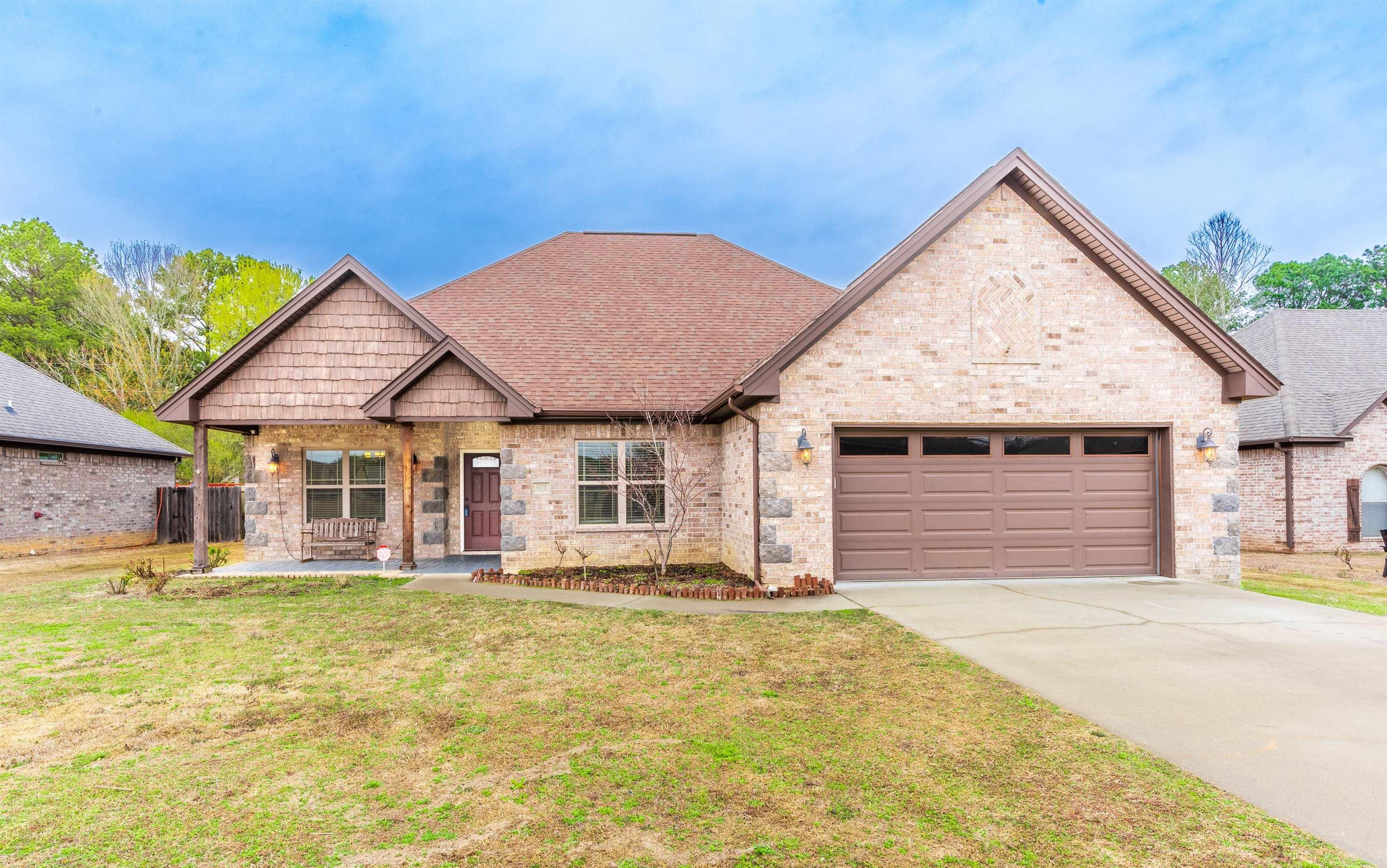 Find yourself charmed by this spacious and peaceful home set back from the bustle, but convenient to everything, including the Searcy Country Club just a golf cart drive away. With generous bedrooms, including a master suite with walk-in closet that doubles as a safe room, and brand new massive tile shower, this home is filled with thoughtful updates. A breakfast bar in the kitchen and a formal dining room provide plenty of meal space, and the large living room open to the kitchen area will no doubt become a favorite gathering spot. Don't miss the tree lined, fully fenced backyard. Inside of the home was painted March 2023! Shower glass and door have been installed since photos were taken. Call and tour this lovely home today! Square footage approximate, please measure. Agents See Remarks.