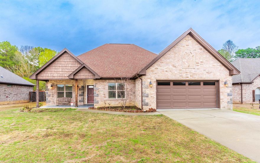 Find yourself charmed by this spacious and peaceful home set back from the bustle, but convenient to everything, including the Searcy Country Club just a golf cart drive away. With generous bedrooms, including a master suite with walk-in closet that doubles as a safe room, and brand new massive tile shower, this home is filled with thoughtful updates. A breakfast bar in the kitchen and a formal dining room provide plenty of meal space, and the large living room open to the kitchen area will no doubt become a favorite gathering spot. Don't miss the tree lined, fully fenced backyard.  Inside of the home was painted March 2023! Shower glass and door have been installed since photos were taken. Call and tour this lovely home today! Square footage approximate, please measure.  Agents See Remarks.