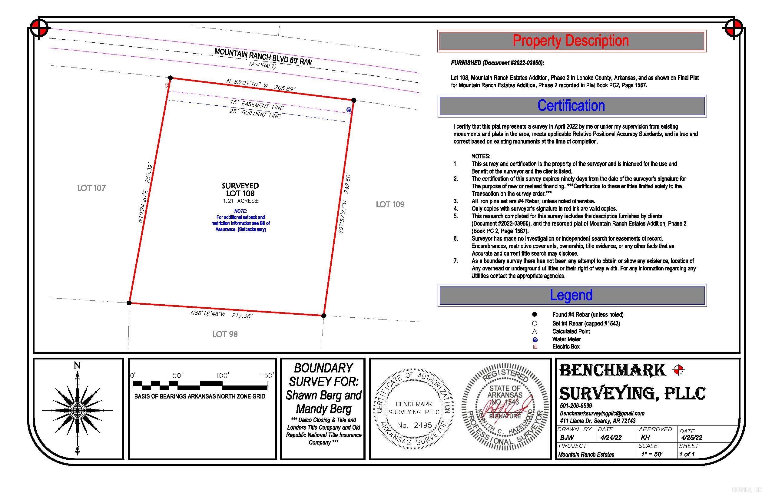 Mountain Ranch Estates - Land
