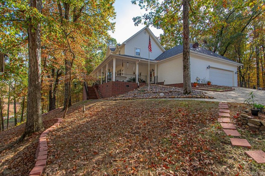 The one you've been looking for! We found it! Nestled in sought after Salina Springs subdivision sits this 4 bed two and a half bath home. All sitting on a corner lot with just under 3 acres. Drive up the winding driveway and take in the views. A large concrete driveway brings you to a two car garage with a spacious storage room. Walk up onto the front porch and take in the incredible forrest landscape. Inside you will find a good sized living room complete with dining area for the whole family. The kitchen includes a breakfast bar and island. Check out the sitting area within the kitchen that looks over the front of the property. Perfect for that morning coffee. Also featured on the main level is the Primary suite. Texas style bathroom with two large closets! One closet is a concrete incased safe room. Also on the main level is a guest bedroom/office and the 1/2 bath. Upstairs you will find two more bed rooms and a full bath. Also easy access to the attic with more storage. On the back of the home there are two separate sun rooms. In-Ground Pool! The pool completes this property. Incredible home! Incredible Views! You don't want to miss out on this one! Call today! Agents see docs