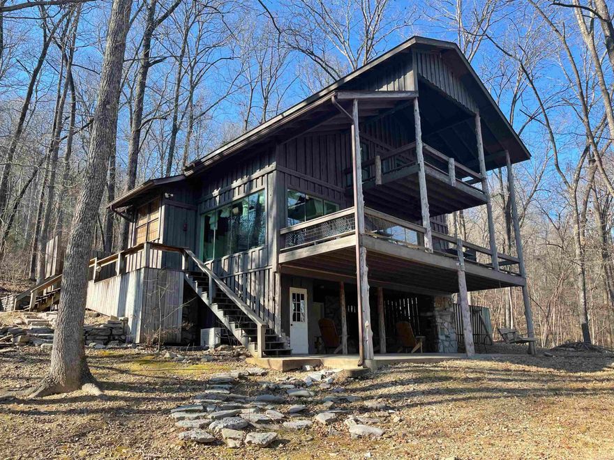 Creekfront Retreat on Sylamore Creek near Mountain View, AR! Nestled along the banks of beautiful Sylamore Creek, this charming 2-bedroom, 2½-bath home offers breathtaking creek views and a peaceful natural setting. Enjoy morning coffee or evening relaxation on the spacious creekside deck overlooking the flowing water—perfect for soaking in the sights and sounds of the Ozarks. Inside, the home features an open and inviting layout with a loft area that adds flexible living space, along with a separate sleeping loft ideal for kids or guests. Thoughtfully designed for comfort and functionality, this home provides a warm and welcoming atmosphere whether you’re escaping for the weekend or settling in full-time. Located just minutes from Mountain View and outdoor recreation, this property is well-suited for a weekend getaway, full-time residence, or an income-producing vacation rental. With its creekfront setting, scenic views, and unique layout, this Sylamore Creek home is a rare opportunity to own your own slice of Ozark paradise.