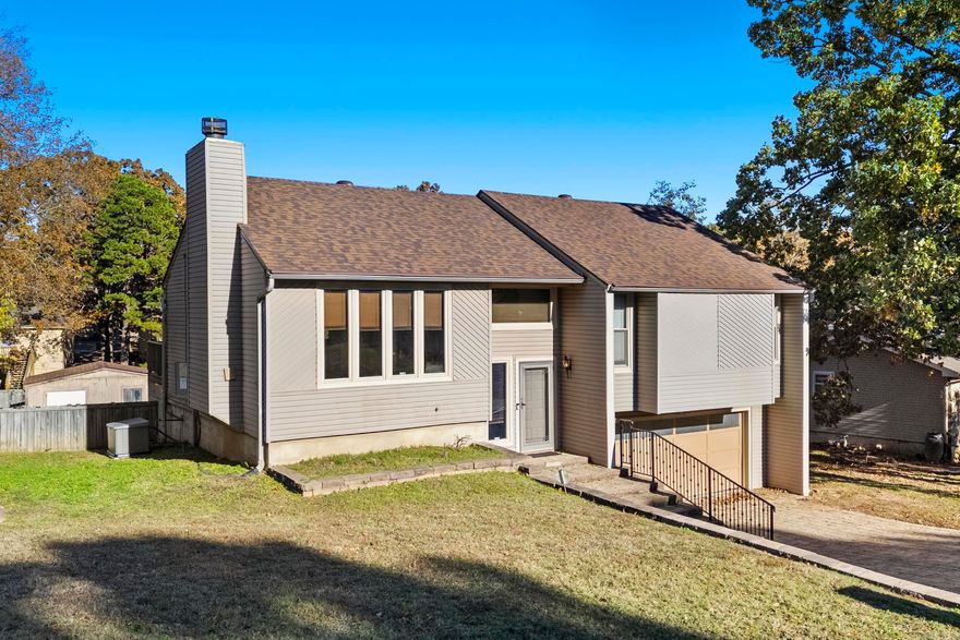 Welcome home to 47 Hightrail Drive in beautiful Maumelle! All three bedrooms are upstairs, with an extra room downstairs that could be used as a movie theater or man cave. This home offers 2.5 - baths, nearly 1,900 sq ft of comfortable living space designed for everyday life and easy entertaining. You'll love the open layout, cozy fireplace, and plenty of natural light throughout. The kitchen and dining area flow perfectly for gatherings, while the Primary suite offers a retreat with ample space and storage. Outside, enjoy a private fenced in backyard ready for weekend gatherings or quiet evenings under the stars. Conveniently located near Maumelle parks, schools, and shopping - this home checks all the boxes for a first time home buyer looking to make it their own.  Roof is about 3 years old, and water heater is 6 months old. Virtual Staging was used in some photos to help imagine the possibilities.