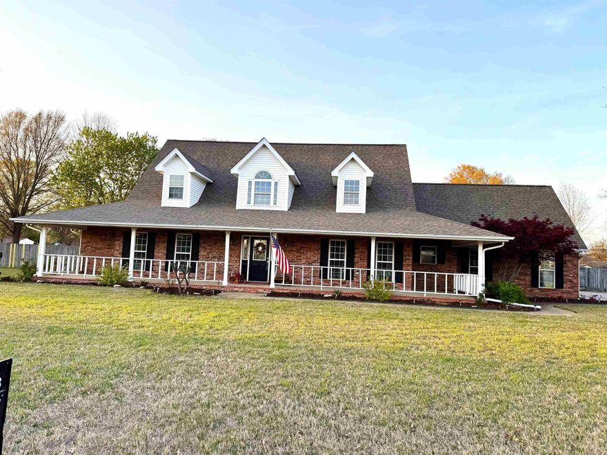 Home built on 2 lots. .63 acres. Level lot. 3888 total sq.ft of living space. Includes a true mother in law quarters or a great in home office with exterior doors to and access to main home, backyard, covered porch and concrete driveway. MIL quarters has it's own fully handicapped bathroom, fully handicap accessible kitchenette, Laundry center bedroom, living area. Independent HVAC unit. This apartment also makes a great in home office that would satisfy IRS requirements. There is an above ground pool, 11'x20' Outbuilding with a roll up door, RV Parking. Wood Privacy Fence around entire backyard.  Roof is 5 years old.  1 of the 3 HVAC units was replaced last year (largest one)