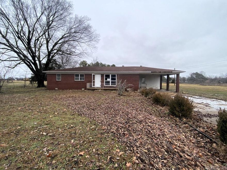 Legal- 4.72 acres in part of the SW 1/4 of the SW 1/4 of S19T21NR5E in Clay County, AR. Brick 3 bed, 2 bath home on acreage with attached carport and large shop in the backyard SOLD AS-IS. HUD Case # 031-556748. Agents/purchasers refer to HUDHomestore.gov for info on buying and bidding on HUD-owned homes. Buyer cannot enter property without a licensed agent. No Seller Property Disclosure will be provided. For utilities to be turned on, approval must be granted in advance from HUD's Field Service Manager. In cases where plumbing deficiencies exist, approval for water turn-on may be denied. A survey should be obtained if buyer wants assurance of property lines. Systems are not guaranteed to work. Earnest money and pre-qualification letter required. ABSOLUTELY NO REPAIRS PRIOR TO CLOSING. We comply with the Fair Housing Act.