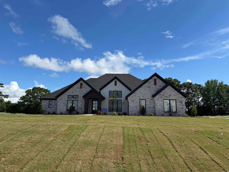 Beautiful new construction with 4 bedrooms plus an office with vaulted ceiling, custom finishes throughout. Primary suite features wood beams, large bathroom with two walk in closets, soaker tub and wrap around shower. Outside find a flat backyard, large covered patio with fireplace, and a 3 car garage.