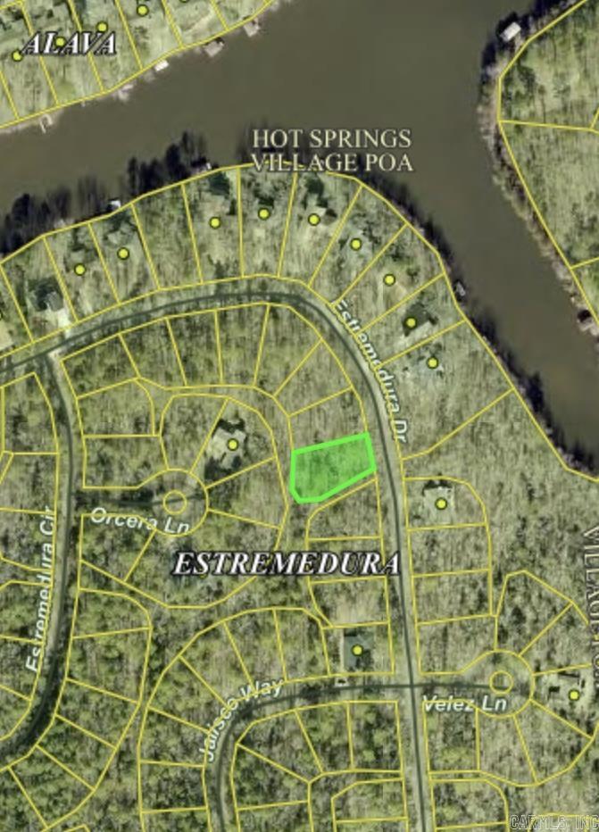 Please to announce this beautiful lot for sale! Located in a beautiful developing neighborhood in Hot Springs Village, this property has much to offer and much potential.