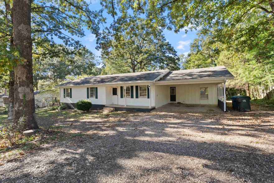 ** $2500 Closing Cost Credit to buyers ** Welcome home to this fully updated 3 Bedroom and 2 Bathroom home in the heart of Alexander! This spacious home sits on a .70 acre lot and is ready for its new family! New flooring, paint, granite countertops, lighting, appliances, plumbing fixtures,  new HVAC, and more. This home is minutes from shopping, schools, I-30,  is turn key! The large backyard backs up to woods and is fenced in & has a storage shed. New Carpet in bedrooms to be added prior to closing!