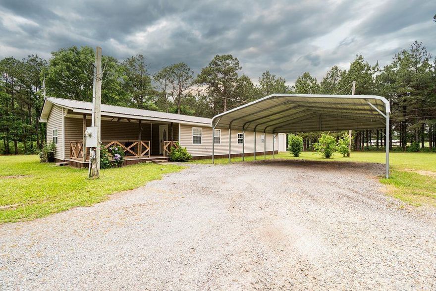 Charming updated 2 bed 2 bath home with an office that is currently set up as a third bedroom. This home sits on one acre located about 5 miles south of Monticello on a dead end street. It also features a two car carport, a nice storage building, new paint throughout, and new kitchen backsplash. New mini splits were also installed in 2025. This home would make a great place for a family or the perfect addition to a rental portfolio.