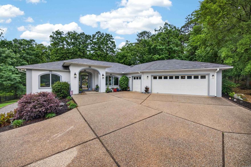 WOW!  This completely updated one-level home built by Ben White is unbelievable.  This gold membership property located just across the street from the 18th fairway is only a minute and a half from the clubhouse!  Entering through the front door you will find a very open floor plan featuring cathedral ceilings, new flooring and paint throughout, a completely remodeled master bath, a three-way gas fireplace, a brand new Arkansas Room, a wonderful guest bath including a walk-in tub, and a heated and cooled man cave!  There are many, many updates - agents see remarks for a full list.  Owner will consider paying the required Diamante transfer fee and initiation fee.  It's priced below market and will move quickly.  Call or text listing agent today for a showing!