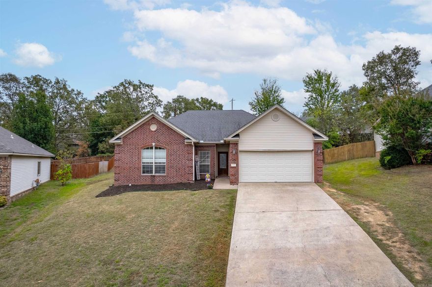 Location Location Location!!! This well maintained home located in Windridge subdivision is just minutes from schools, shopping and an easy commute to Little Rock Air Force Base. This 3 bedroom 2 bathroom home is move in ready and offers split floor plan with primary suite separate from guest rooms and bath.  Walking through the front door the home opens to a cozy family room complete with gas log fireplace and beautiful wood floors.  Open concept living room with lots of windows to bring in natural light.  Enjoy cooking in the galley style kitchen with ample storage, stainless steel appliances and eat in dining room.  Large primary bedroom with tray ceilings, huge walk in closet and private bathroom equipped with double sink vanity.  You will enjoy the large level backyard that backs up to green space.  Call today to set up your private showing!