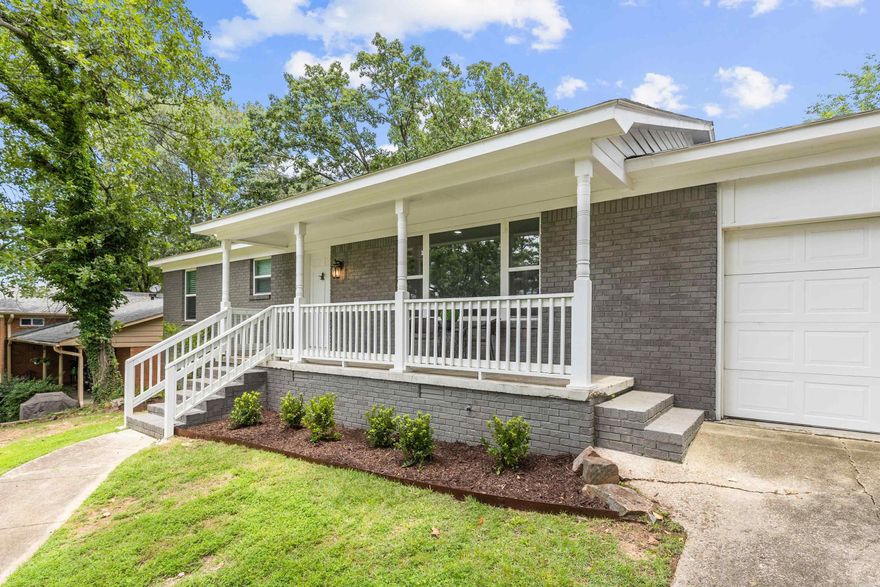 OPEN SUNDAY 1-4PM   This beautifully updated home in the Leawood Heights Subdivision boasts 3 bedrooms, 2 1/2 bathrooms, Completely restored ORIGINAL hardwood floors, quartz countertops, contemporary tile floors, subway tile backsplash, gorgeous black cabinetry, all new lighting, new windows, 2023 roof, water heater, HVAC, stove, and dishwasher.  The backyard is perfect for outdoor entertainment, and you can store all of your toys in the oversized garage!