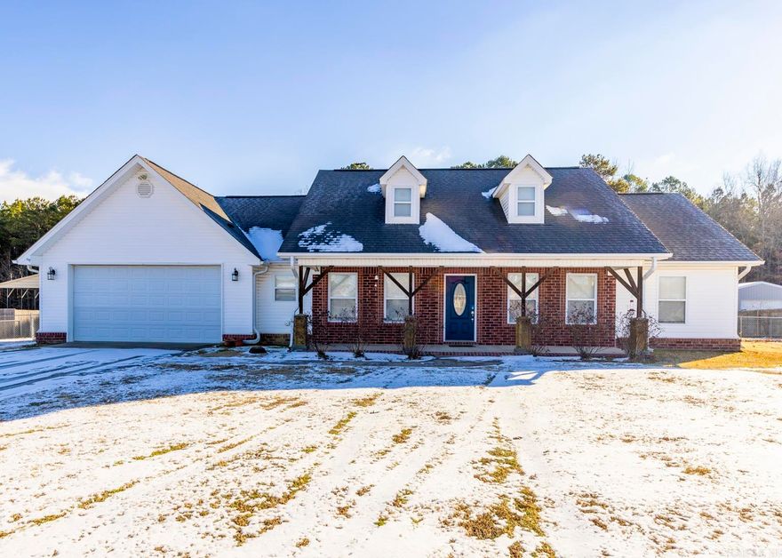 Welcome to your dream home! Nestled in a serene and sought-after neighborhood, this property offers the perfect blend of comfort and space.  Sip your morning coffee or host gatherings on the spacious covered back porch. It's the ideal spot to relax and unwind while overlooking your private oasis. During weather conditions, rest easy knowing that this home includes a dedicated storm shelter for safety and peace of mind. Schedule your showing today!