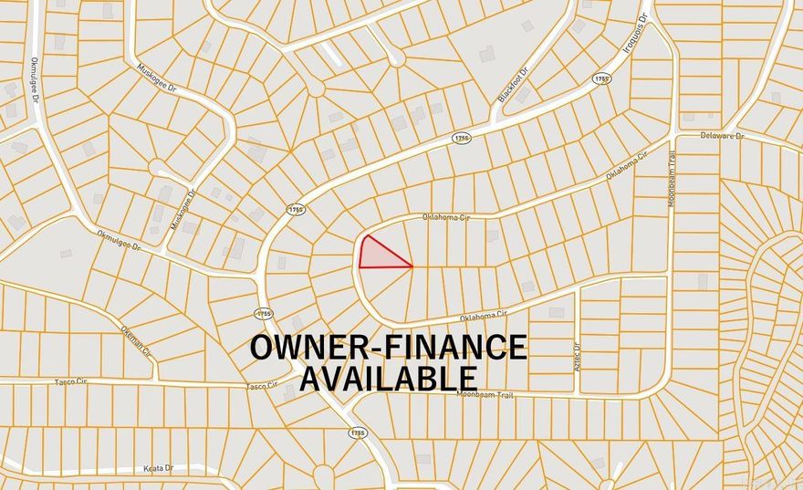Owner-finance available on this great development tract! Ready to be cleared for your new home or rental. Some public utilities available close to the site. Owner/Agent. Finance terms - 0% interest, $50 finance fee, 5 payments of $200 and closing costs included. Multiple lots available close to this one. Parcel ID#  300-00340-000