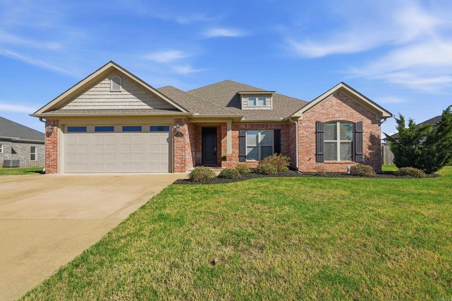 Spacious 4 bedroom, 2.5 bath home in the desirable Saddle Creek subdivision in Vilonia! This home features an open-concept layout perfect for entertaining, with stained concrete floors, granite countertops, and a fresh coat of paint throughout. The split floor plan offers plenty of space and privacy, while the oversized lot of more than half an acre gives you room to spread out. Enjoy the convenience of extra parking and spend your summer relaxing in the above-ground pool. This one has the space, updates, and neighborhood you’ve been looking for! Agents see associated documents for complete list of improvements and remarks for information about the pool.