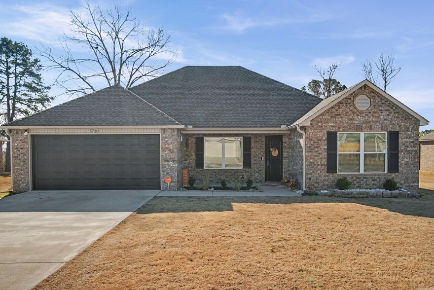 Like-new home built in 2024 and exceptionally well maintained. This property features a stunning custom LED fireplace that serves as the focal point of the living area. Offering four bedrooms—or the option of a home office for added flexibility—this home easily adapts to your needs. A security system provides added peace of mind, and a wood privacy fence enhances comfort and privacy. Don't miss the newly added extended patio with fresh new landscaping around it. This home is truly move-in ready!