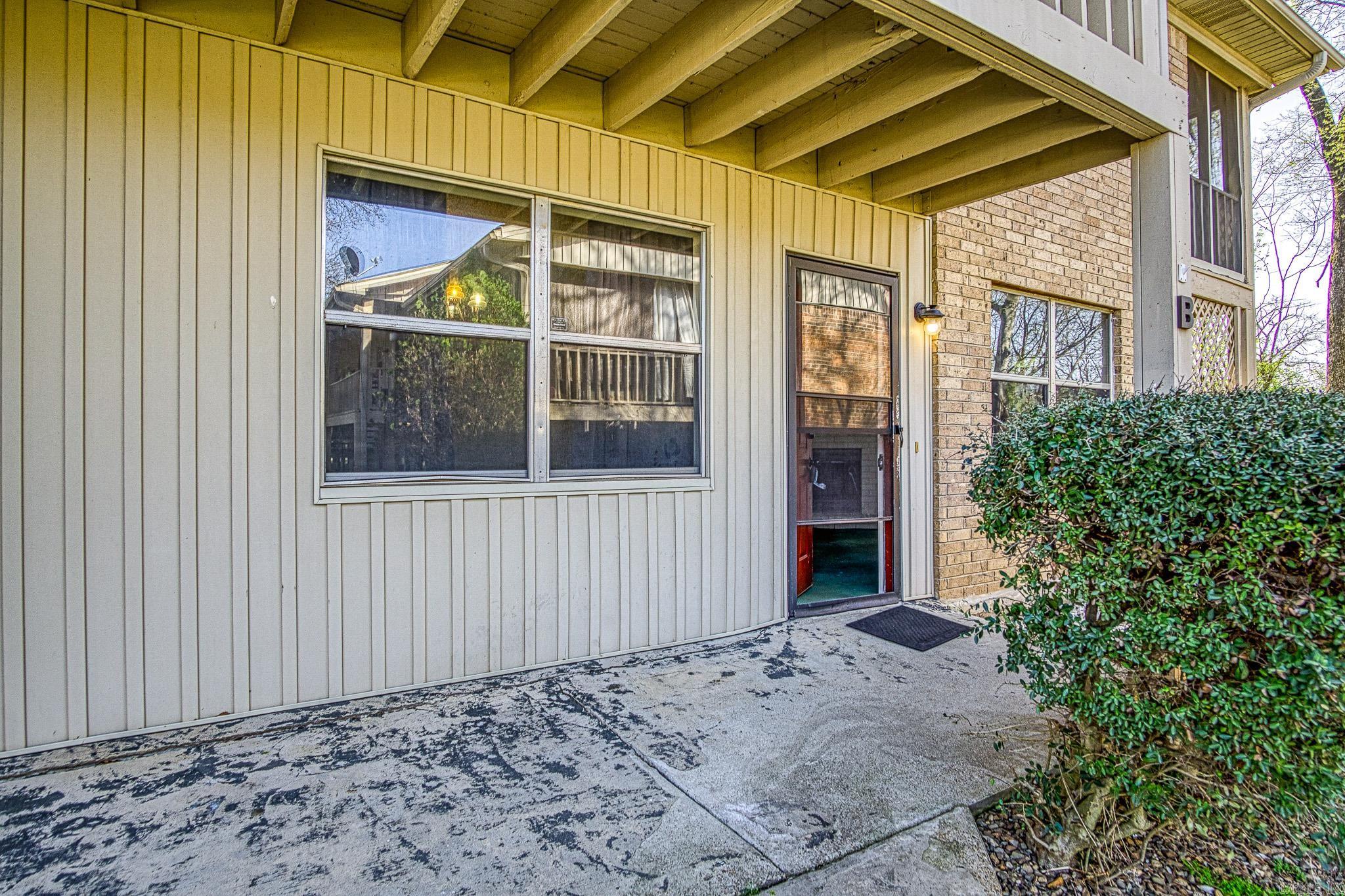 Take a look at this buy in Hot Springs located convenient to shopping, medical and lakes. Shadowbrook Condominiums are locatednorth on Cooper Street, off of Albert Pike. Needs a few updates. It comes equipped with all kitchen and laundry room appliances.Wood burning fireplace. This is an end unit so you can take advantage of your own private covered porch at the side of the unit. Trashpick up is included in monthly fee of $130. Utilities are water and electric and paid by the owner. This complex is well-maintained.Latest financial report is obtainable upon request. Community pool and Clubhouse. Selling "as is". No disclosure is available. Property has been previously leased.