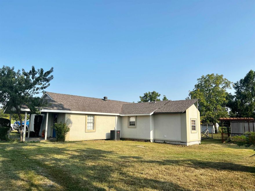 Looks can be deceiving!  This property offers more than one can see from the outside.  4 bdrms, 2 bths living area and small dining area, efficiency kitchen nice size pantry super insulated house sits on 1 acre with a view of Gravel Hill valley.  There is 9 acres that adjoin this property that is nothing but pasture.  Master suite is 720 sq ft featuring a ceramic tiled walk in shower.  New pex water system 200 amp service, 2 HVAC's 2 water heaters EIFS (installed by certified dealer)  all over the outside, 8 security cameras Solar panels will convey.  Backyard is partially fenced with a tack room and a stall for your horse, goats or any other animal you might have!  This home has lots of sq footage for the price and an acre of ground surrounded by nothing but grass and trees for that added privacy.  Seller is motivated to sell!  Call for your showing TODAY