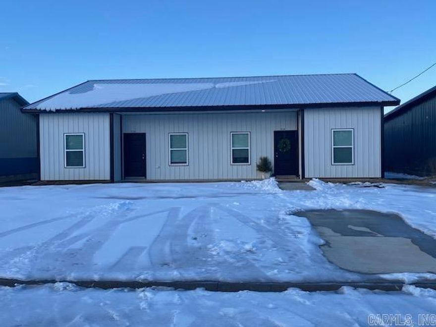 Investors check out this new duplex in Vilonia just finished in 2025. Both units are leased. Each unit offers a large open living room to kitchen with bar and granite countertops with 3 bedrooms, 2 full baths and large utility room.  LVP flooring throughout. Bathrooms have granite countertops and glass shower doors. Beautiful appliances with stove, dishwasher, microwave, washer, dryer and refrigerator.  Please see agent remarks.