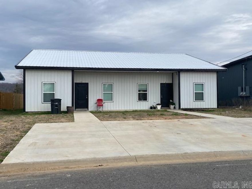 Investors check out this new duplex in Vilonia just finished in 2025. Both units are leased. Each unit offers a large open living room to kitchen with bar and granite countertops with 3 bedrooms, 2 full baths and large utility room.  LVP flooring throughout. Bathrooms have granite countertops and glass shower doors. Beautiful appliances with stove, dishwasher, microwave, washer, dryer and refrigerator.  Please see agent remarks.