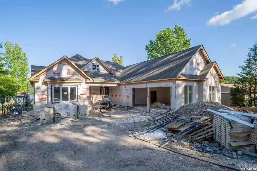 493 KIRSCHWOOD DRIVE...NEW Waterfront Home Under Construction!  Level Lot w/Great View!  Open Floor Plan w/Vaulted & 10' Ceilings!  Fireplace! Covered Deck! Up-graded Kitchen!  See Agent Remarks for More Information