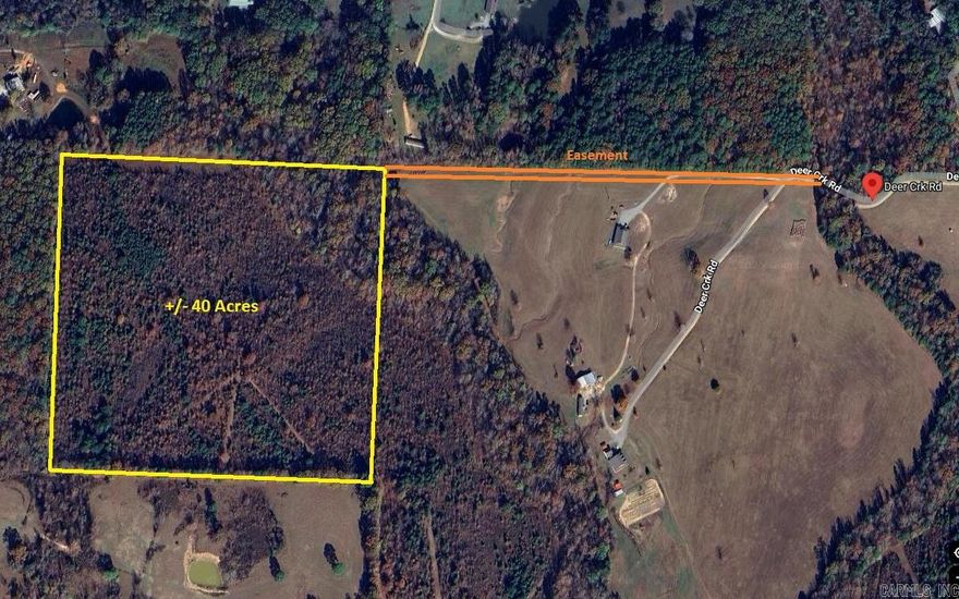 +/- 40 Acres of prime rolling land near Haskell. Ideal for a homestead or hobby farm. Located just minutes from Interstate 30 (Exit 114) and conveniently situated off Highway 67, this property offers a scenic mix of gently rolling terrain, with a seasonal creek crossing the NE corner, perfect for adding character and natural charm without compromising usable space. Most of the land is high and dry, providing excellent building sites for your dream home, barn, or hobby farm setup. Whether you're looking to raise livestock, grow your own produce, or simply enjoy a private country lifestyle, this tract has the space and topography to make it happen. Deeded utility and access easement off Oklahoma Inn Road already in place. Peaceful, private, and with electric and water nearby, this property offers the perfect balance of seclusion and accessibility. Don’t miss this opportunity to own a sizeable tract in a rapidly growing area with excellent access and endless potential.